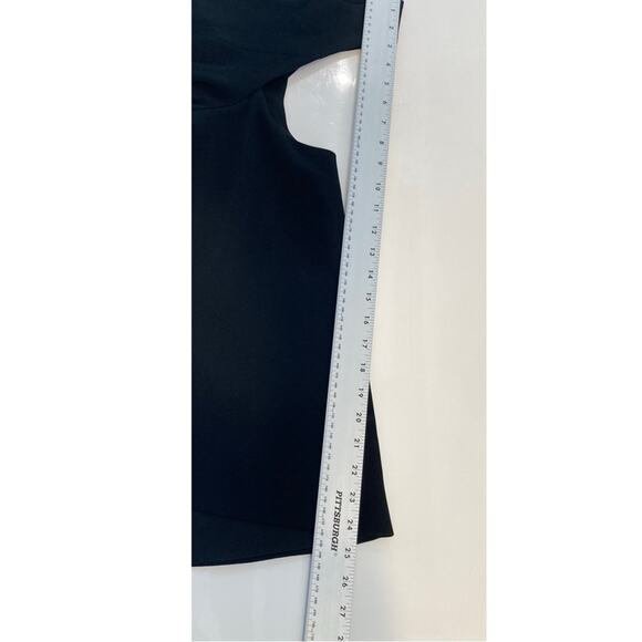 ALEXIS Blazer Jacket Kimono XL Black Wrap Tie Cut-Out Bell-Long-sleeve Lined - Picture 14 of 16